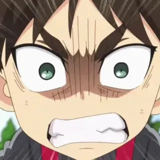 🕶 Anime, Manga, Boos, Gefrustreerd, Uitdrukking telegram sticker