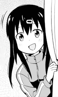 😘 anime, manga, girl, cute, character, illustration whatsapp sticker