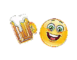 🍻 啤酒, 表情符号, 微笑, 饮料 telegram sticker