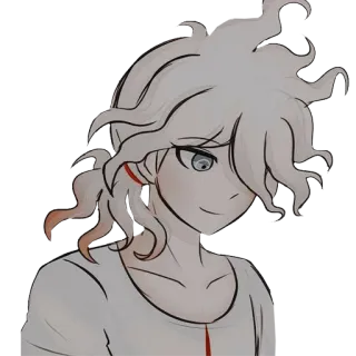 🤩 Nagito Komaeda Danganronpa anime, character, Danganronpa, Nagito Komaeda telegram sticker