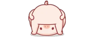 🔰 maiale, animale, carino, cartone animato, adesivo telegram sticker