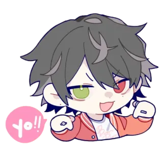 😀 yo!! Anime, Manga, Kartun, Sapaan, Ceria telegram sticker