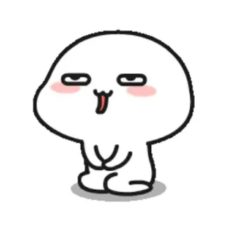 😋 süß, Cartoon, kawaii, entzückend, lustig, Meme telegram sticker
