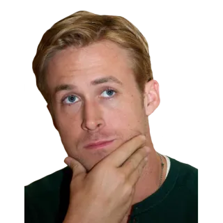 🤔 Ryan Gosling acteur, hollywood, beroemdheid, knap whatsapp sticker