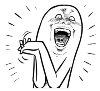 😍 มีม, การ์ตูน, ตลก, มีมอินเทอร์เน็ต, สีหน้า, ตัวละคร telegram sticker