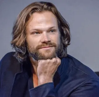 😍 Jared Padalecki actor, celebrity, man, portrait telegram sticker