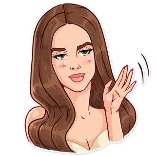 Lana Del Rey telegram stickers