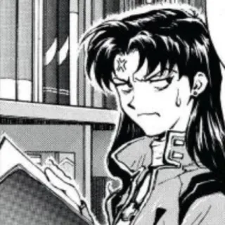 😡 Misato Katsuragi Neon Genesis Evangelion Anime, Manga, Misato, Katsuragi, En colère, Evangelion telegram sticker