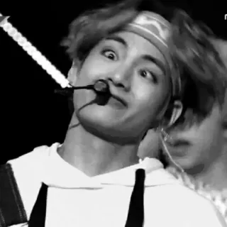 🤓 V kpop, айдол, певец, азиатский, bts, ким тэхён telegram sticker