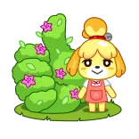 👍 Isabelle Animal Crossing animal crossing, isabelle, video game, imut, kartun, anjing whatsapp sticker