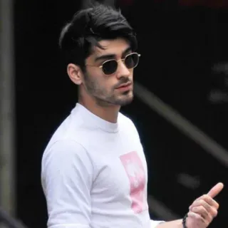 👑 Zayn Malik Zayn, Malik, Sänger, Promi, Sonnenbrille, Person telegram sticker