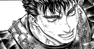 🖤 Guts Berserk manga, anime, guts, berserk, warrior whatsapp sticker
