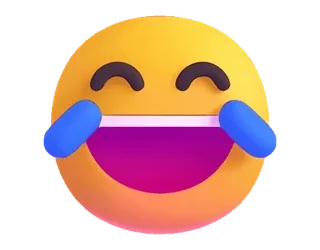 😂 Emoji, Ridere, Gioia, Faccina, LOL, Lacrime di gioia telegram sticker