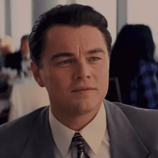 👌 Leonardo DiCaprio Leonardo DiCaprio, actor, retrato, hombre, celebridad telegram sticker