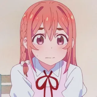 🧡 Anime, Mädchen, Süß, Cartoon, Figur, Sumi Sakurasawa, Rent-a-Girlfriend whatsapp sticker