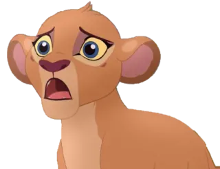 😧 Nala The Lion King lion, lionne, Nala, dessin animé, animal telegram sticker