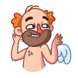 😊 Kreskówka, Postać, Wyrażenie, Humor whatsapp sticker