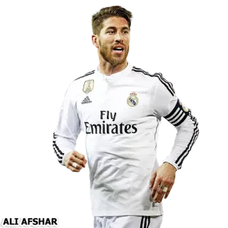 ⚽ ALI'AFSHAR sepak bola, olahraga, atlet, sepak bola Amerika, jersey telegram sticker