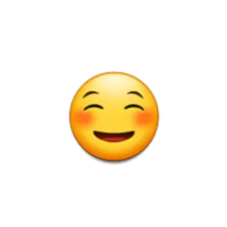 😚 Emoji, Smiley, Feliz, Ruborizar telegram sticker