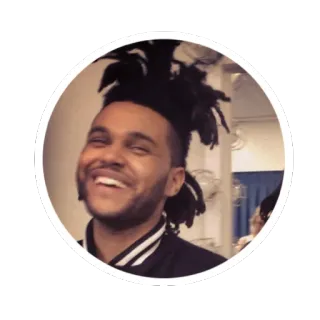 🤣 The Weeknd Sänger, Promi, Musiker, Porträt whatsapp sticker