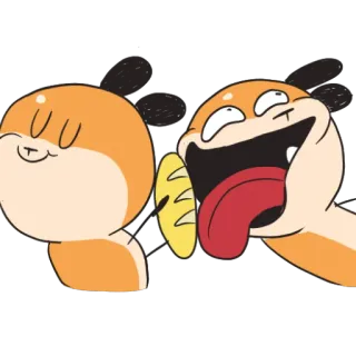 👅 Hoạt hình, Hài hước, Meme, Nhân vật, Hình dán telegram sticker