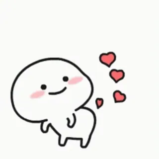 😂 carino, amore, cartone animato, cuore, felice, personaggio telegram sticker