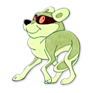 😏 animal, perro, dibujo animado, pegatina, neón telegram sticker