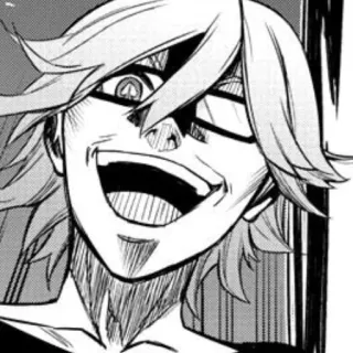 🤣 Anime, Mangá, Personagem, Expressão, Engraçado, Sorriso telegram sticker