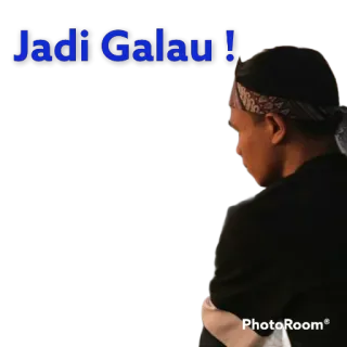 🥲 Jadi Galau ! smutny, mężczyzna, melancholia, zamyślony, rozmyślający telegram sticker