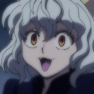 🧊 Neferpitou Hunter x Hunter anime, hunter x hunter, neferpitou, ant telegram sticker