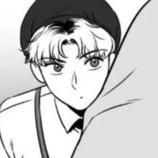 😟 人物, 漫画, キャラクター, ポートレート, マンガ, アニメ telegram sticker