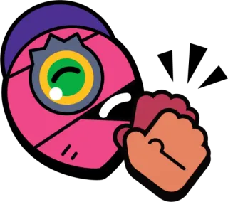 👏 occhio, pugno, pugno, violenza, gioco, pixel art whatsapp sticker