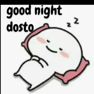 😴 good night
dosto chúc ngủ ngon, giấc ngủ, ngủ, gối, dễ thương, Dosto telegram sticker