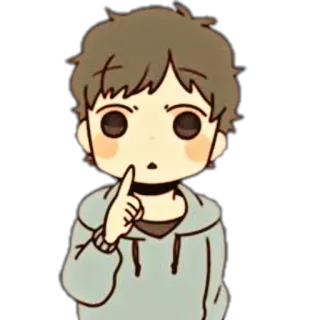 🥡 Cartoon, Junge, Figur, Illustration, Süß, Anime telegram sticker