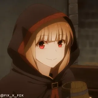 😋 Holo Spice and Wolf @FIX_X_FOX whatsapp sticker