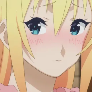 🛡 Darkness Konosuba アニメ, 照れ, 金髪, このすば, ダクネス telegram sticker