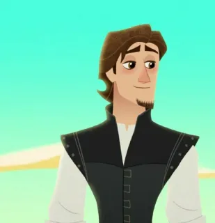 🖇 Flynn Rider Tangled Flynn Rider, Enredados, Disney, Dibujos animados telegram sticker