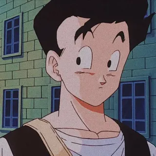 🔥 Gohan Dragon Ball 动漫, 漫画, 龙珠, 孙悟饭, 卡通 telegram sticker