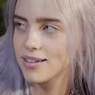 🕷 Billie Eilish cantor, celebridade, retrato, música, popstar, músico telegram sticker