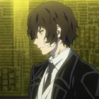 🥀 Osamu Dazai Bungou Stray Dogs anime, dazai, bungou stray dogs, osamu dazai telegram sticker