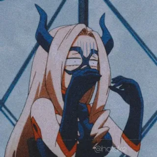 🍑 @hatake Anime, My Hero Academia, Mount Lady, Héroe, Personaje telegram sticker