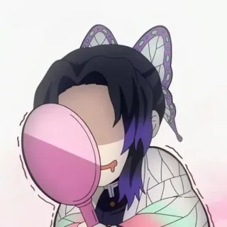 🧬 Shinobu Kocho Demon Slayer Anime, Demon Slayer, Shinobu Kocho, Sucette, Chibi telegram sticker