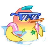 Gagik the Duck telegram stickers