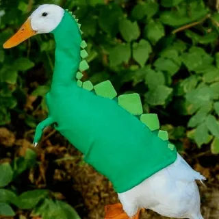 🦖 pato, dinossauro, fantasia, animal, pássaro telegram sticker