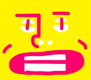 🤡 face, expression, abstract, cartoon, funny telegram sticker
