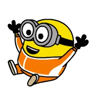 🍋 Minion Cartoon, Minion, Figur, Lustig telegram sticker