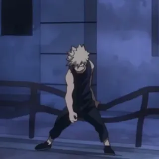 Katsuki Bakugo | @kaptenracing telegram stickers