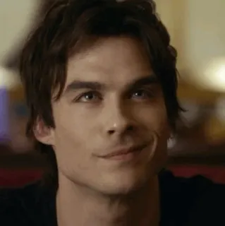 😇 Damon Salvatore The Vampire Diaries вампир, сериал, драма, сверхъестественное, Йен Сомерхолдер, Сальваторе telegram sticker