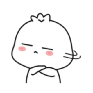 🙅‍♂️ lindo, dibujos animados, expresión, adorable, personaje whatsapp sticker