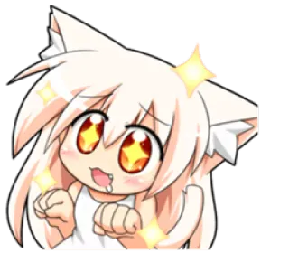 ✨ anime, cute, kawaii, chibi, character, manga, art whatsapp sticker